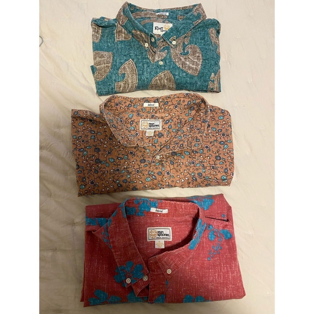 RARE Reyn Spooner Bundle of 3 Men's XL - Picture 11 of 16